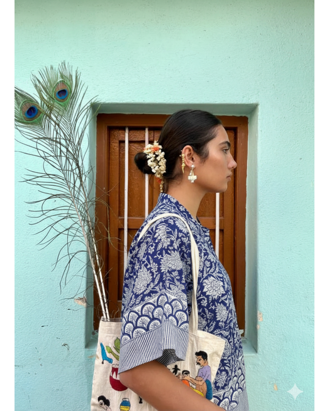 Gulbagh Boxy Kaftan Shirt