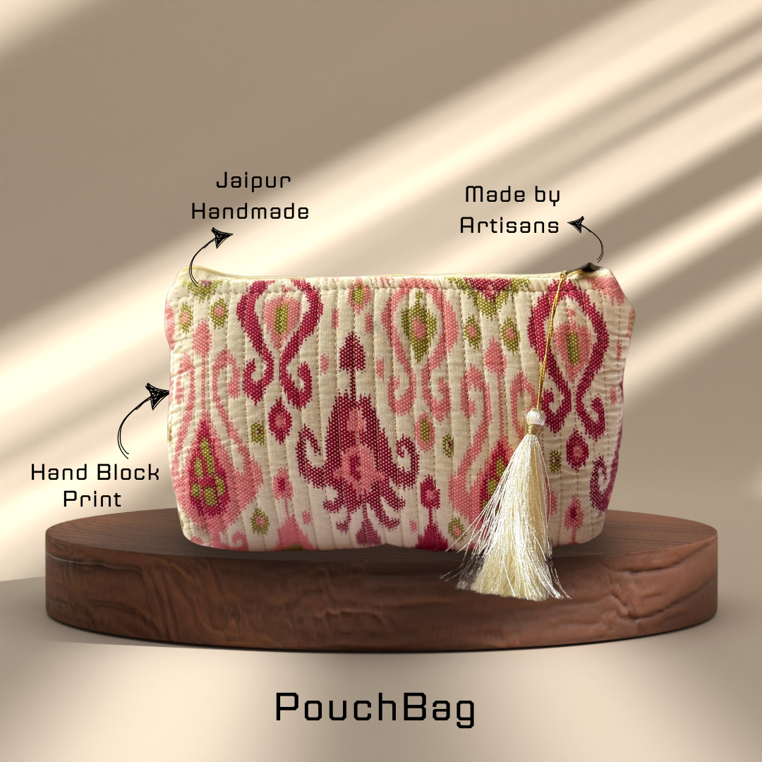 Block Print Pouch