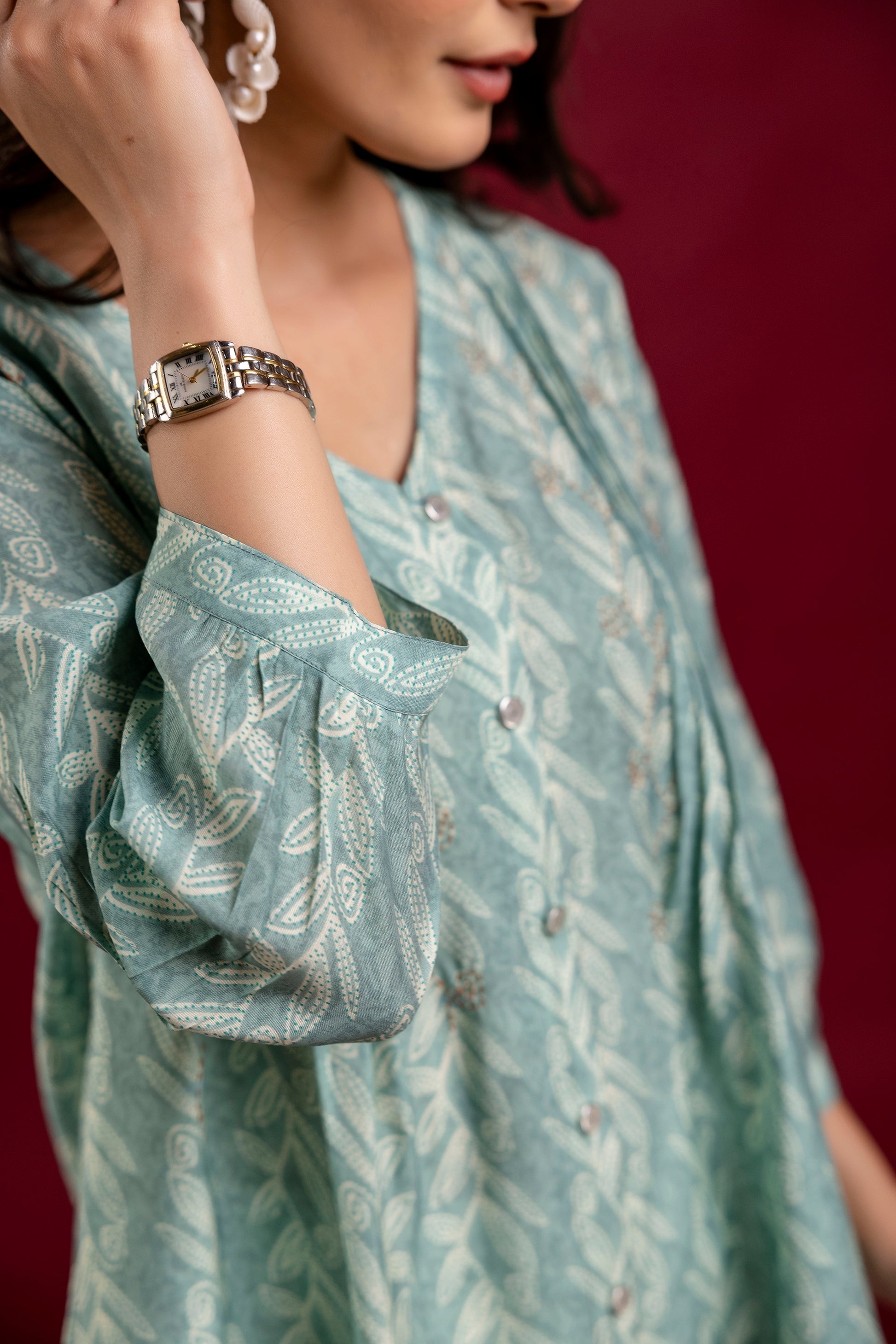 Sage Green Tunic Top