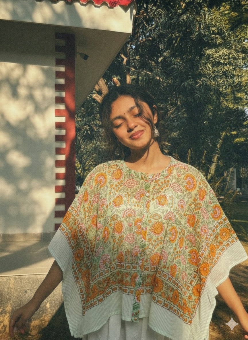 Gulbagh Boxy Kaftan Shirt