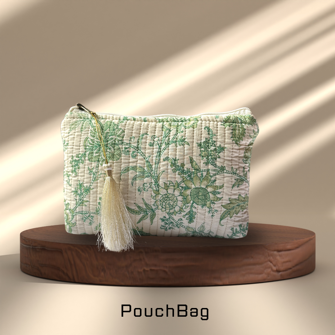 Block Print Pouch