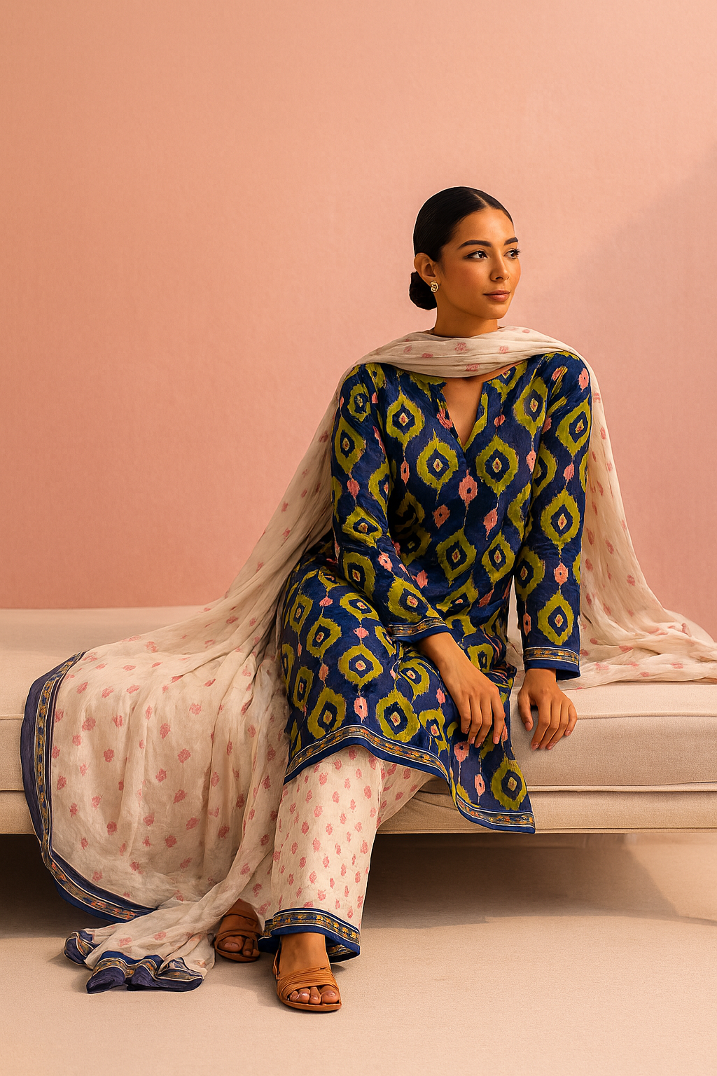 Jaipur Ikat Bloom Co-ord