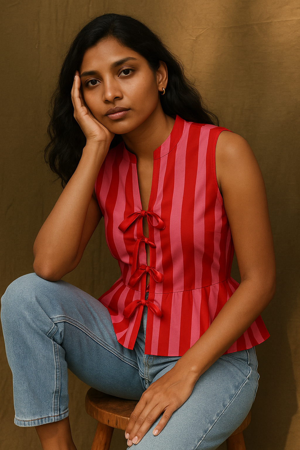 Veronica Bow Top