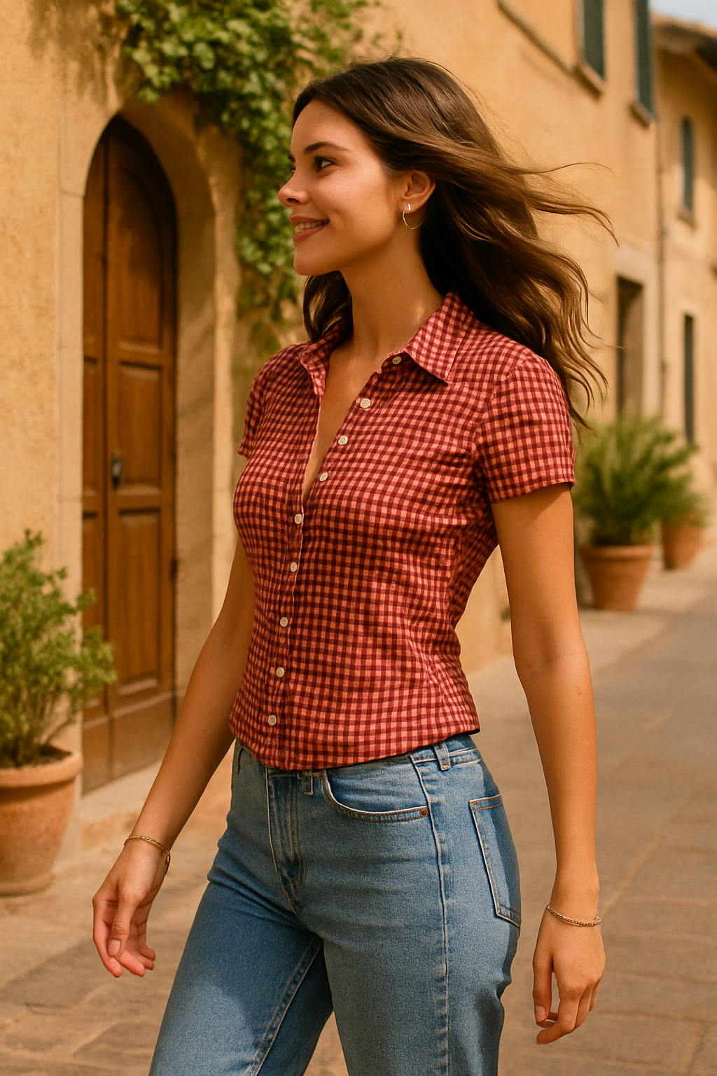 Miss Gingham Shirt