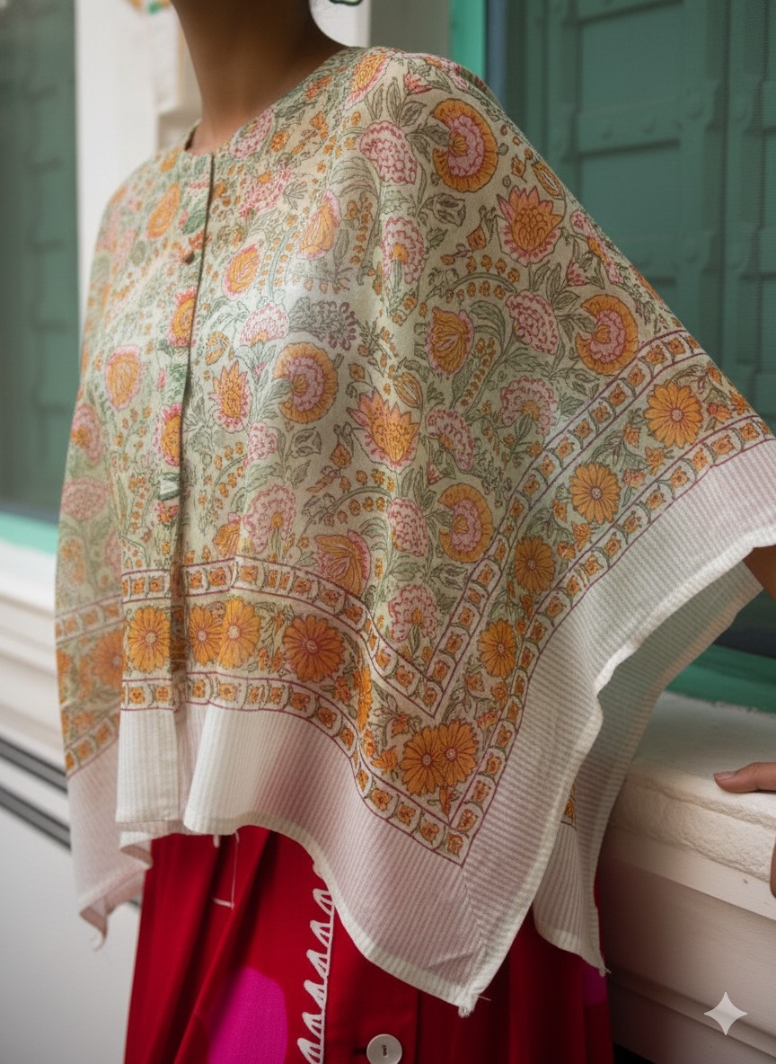 Gulbagh Boxy Kaftan Shirt