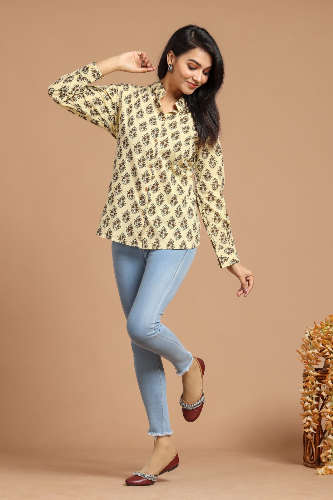 Floral Cotton Shirt