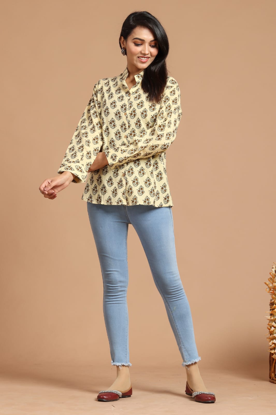 Floral Cotton Shirt