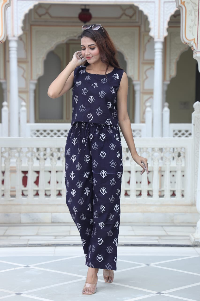 Block Printed Co-ord Set