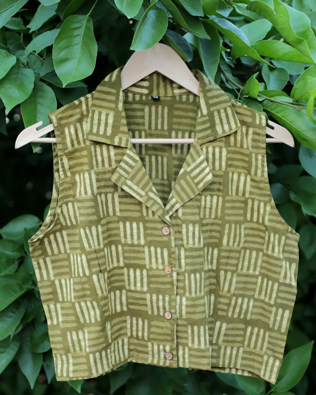 Hand Block Vest Top