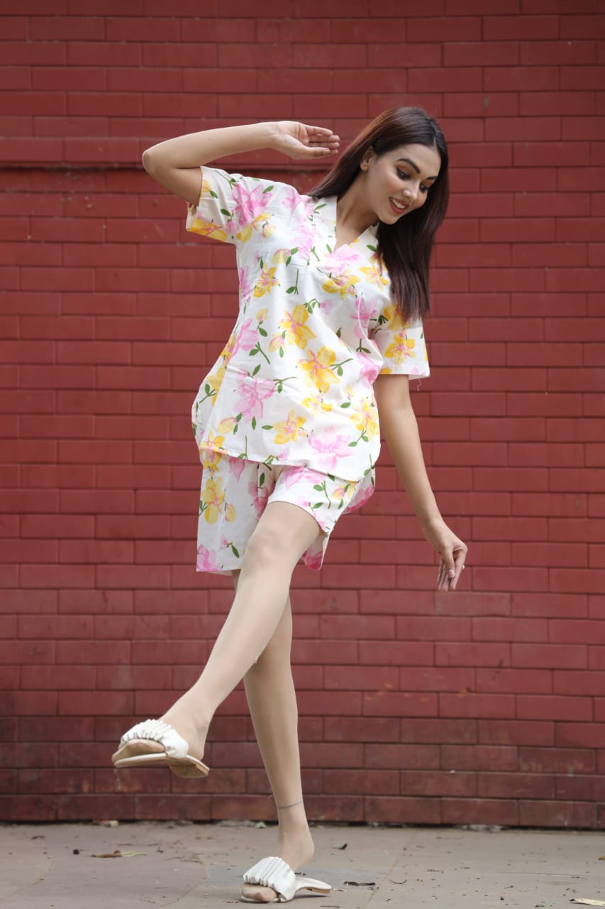 Block Print Short Co-ord Set