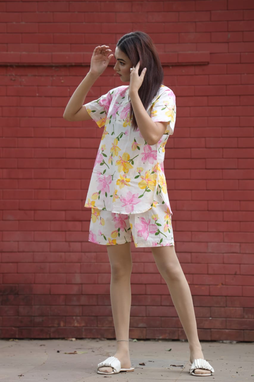 Block Print Short Co-ord Set