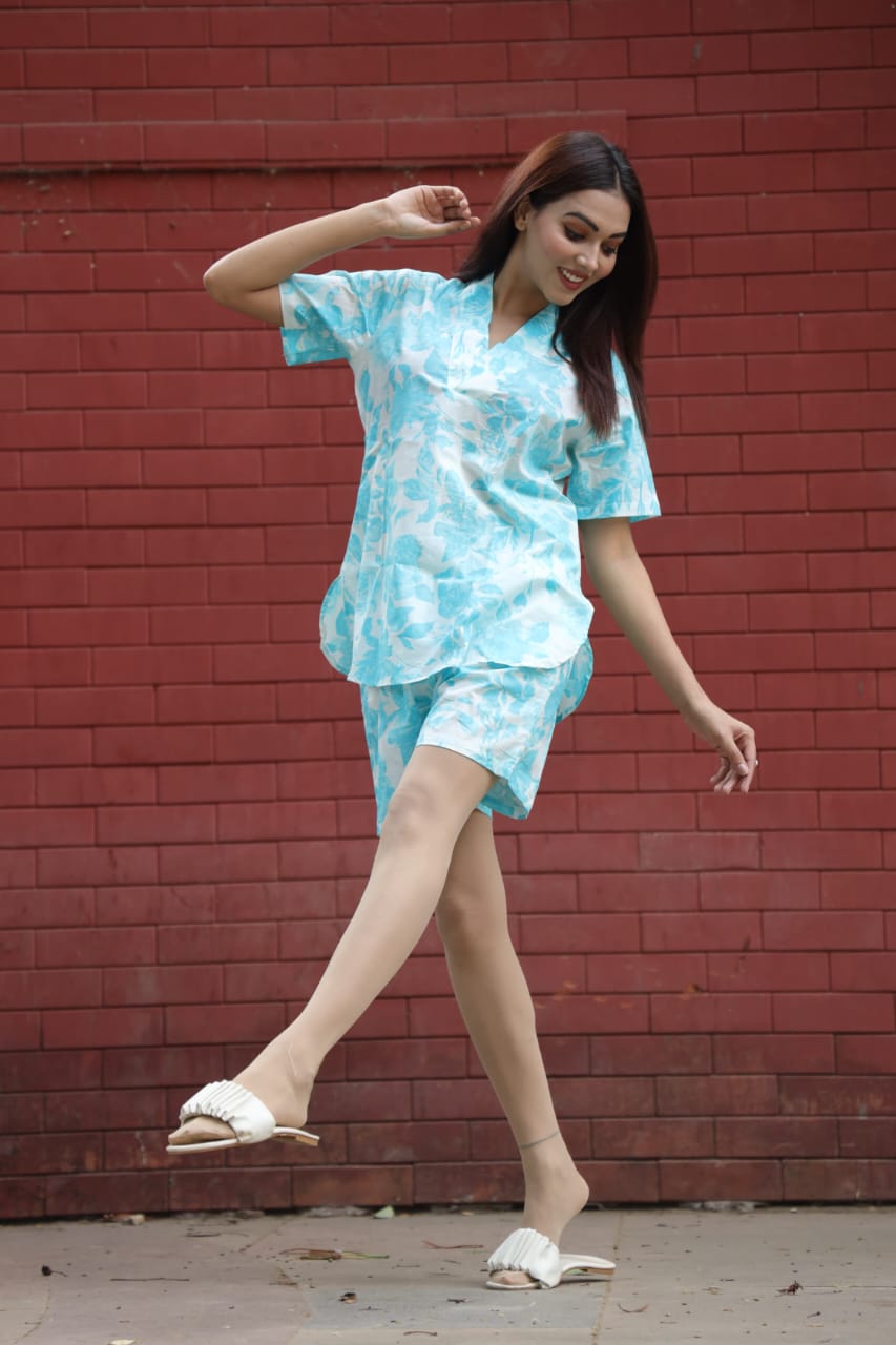 Block Print Short Co-ord Set