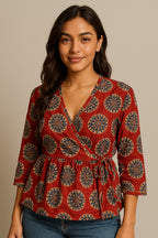 Short Wrap Tops