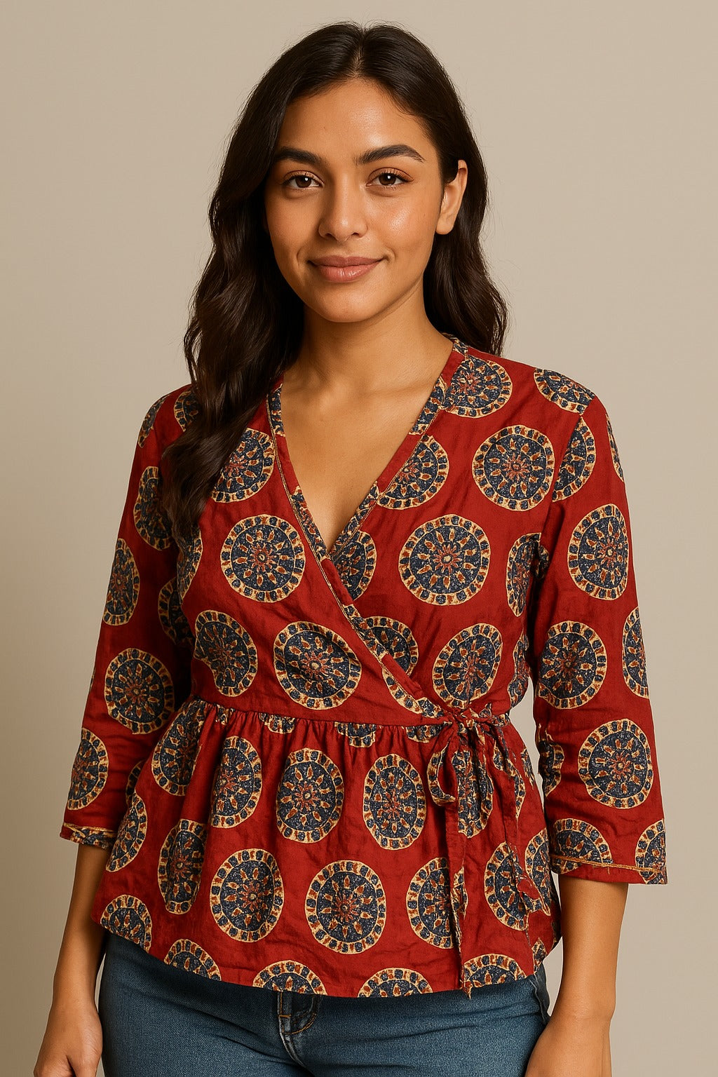 Short Wrap Tops