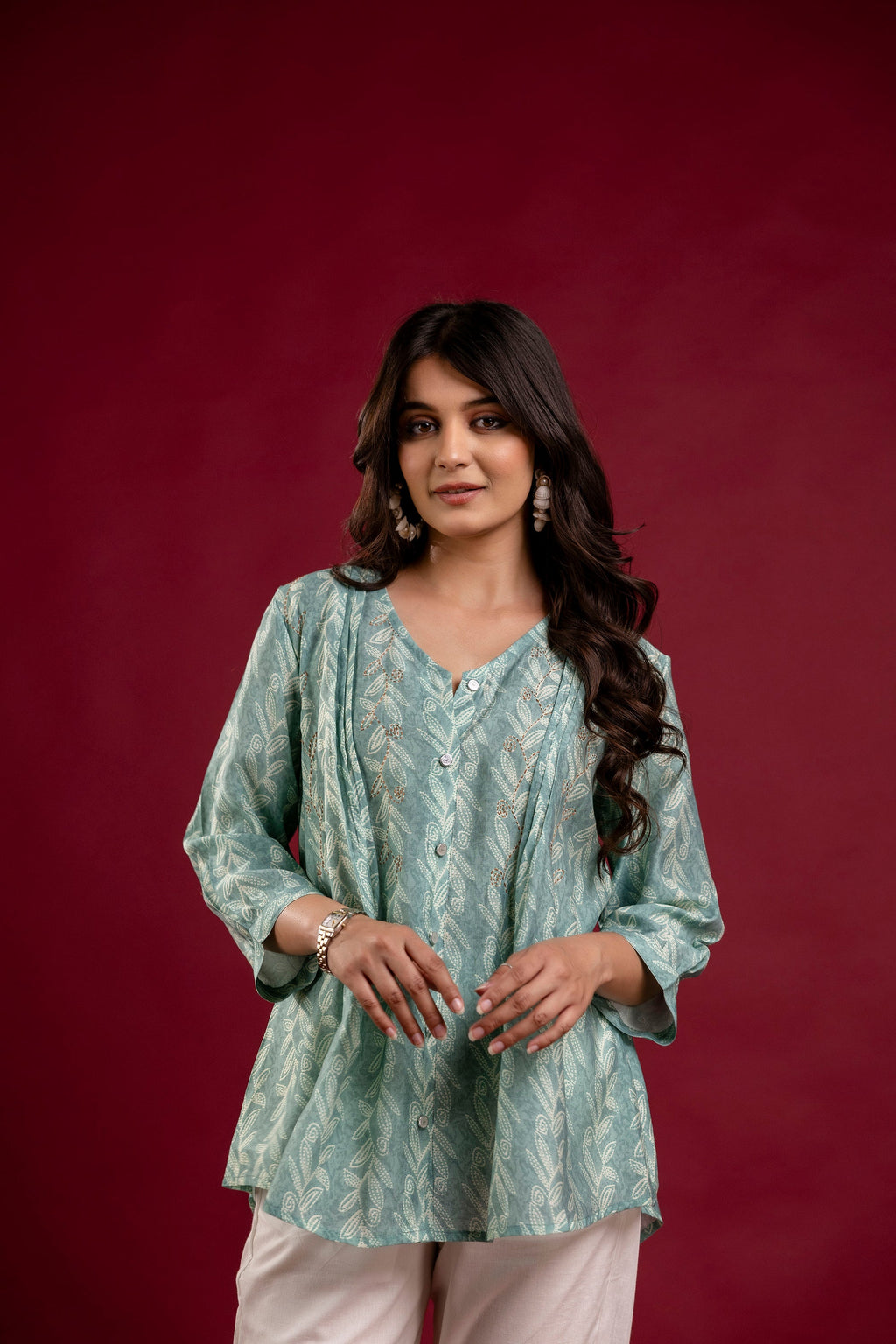 Sage Green Tunic Top
