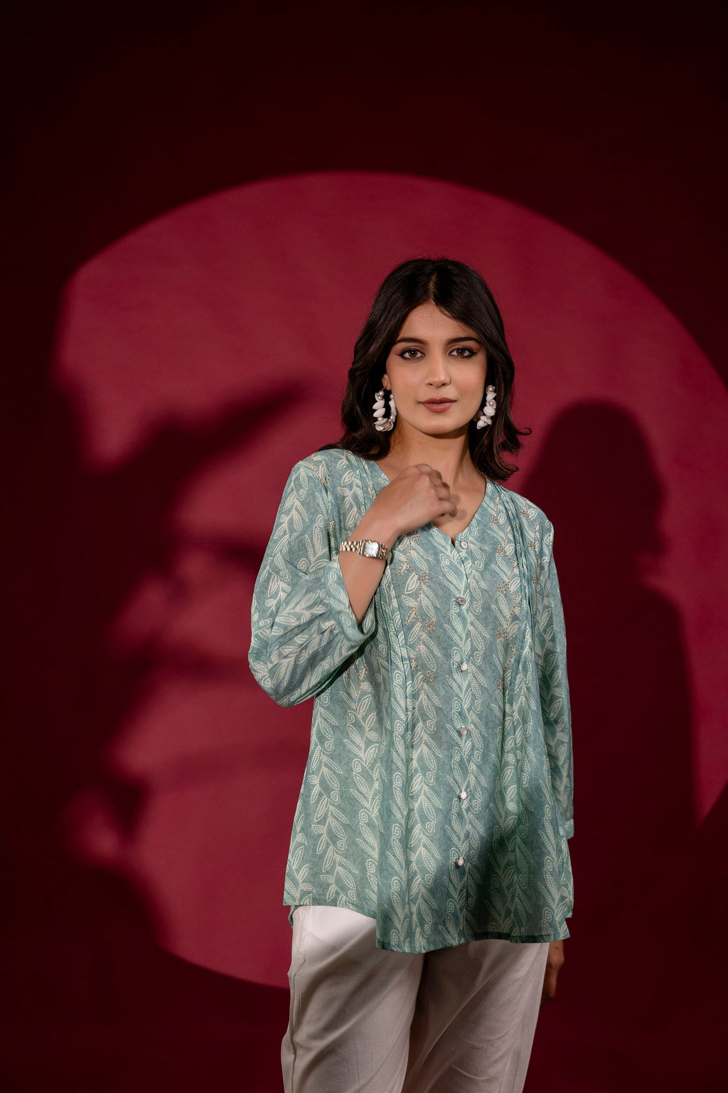 Sage Green Tunic Top