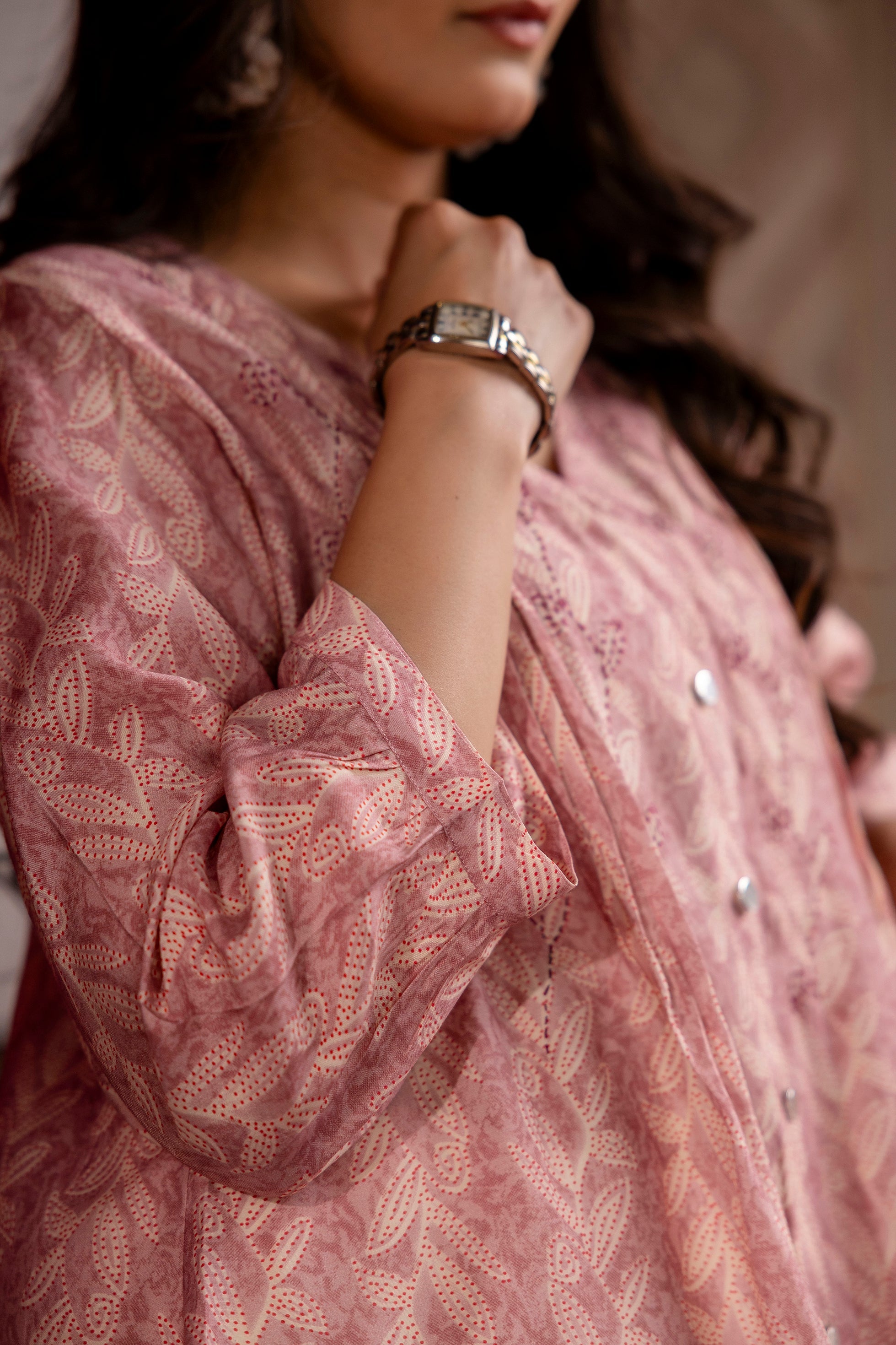 Rose Pink Tunic Top