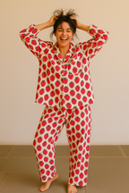 Strawberry Fields Co-ord Set (Pure Cotton)