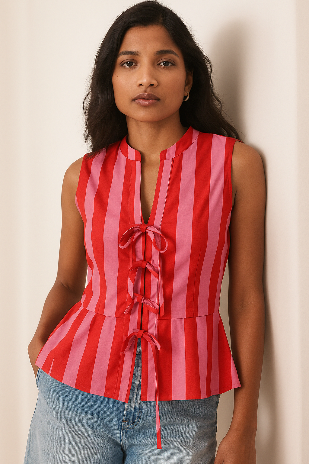 Veronica Bow Top