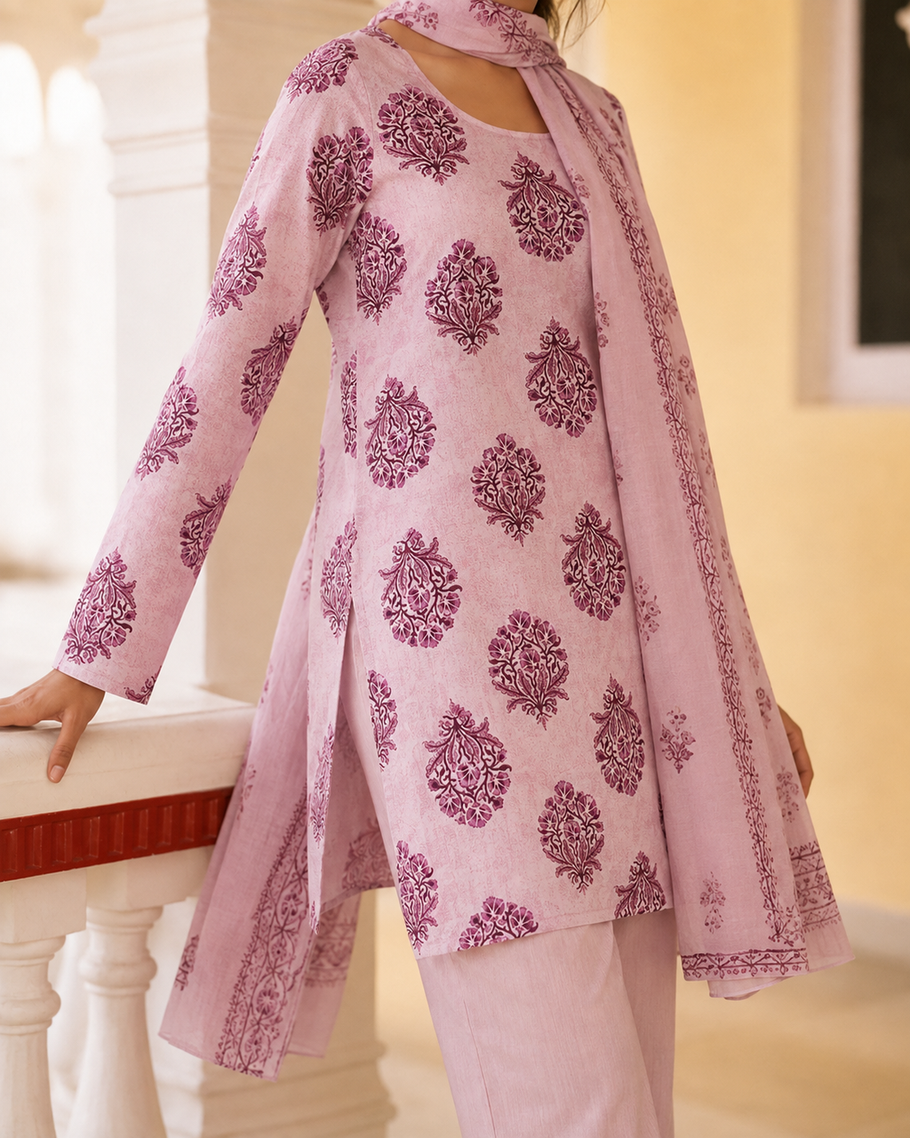 Bahaar Pink Kurta