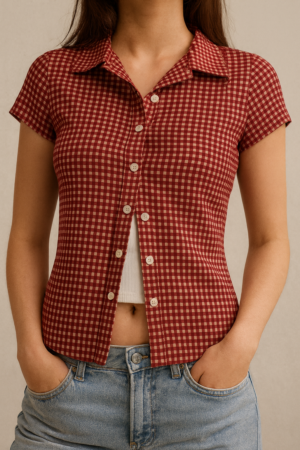 Miss Gingham Shirt