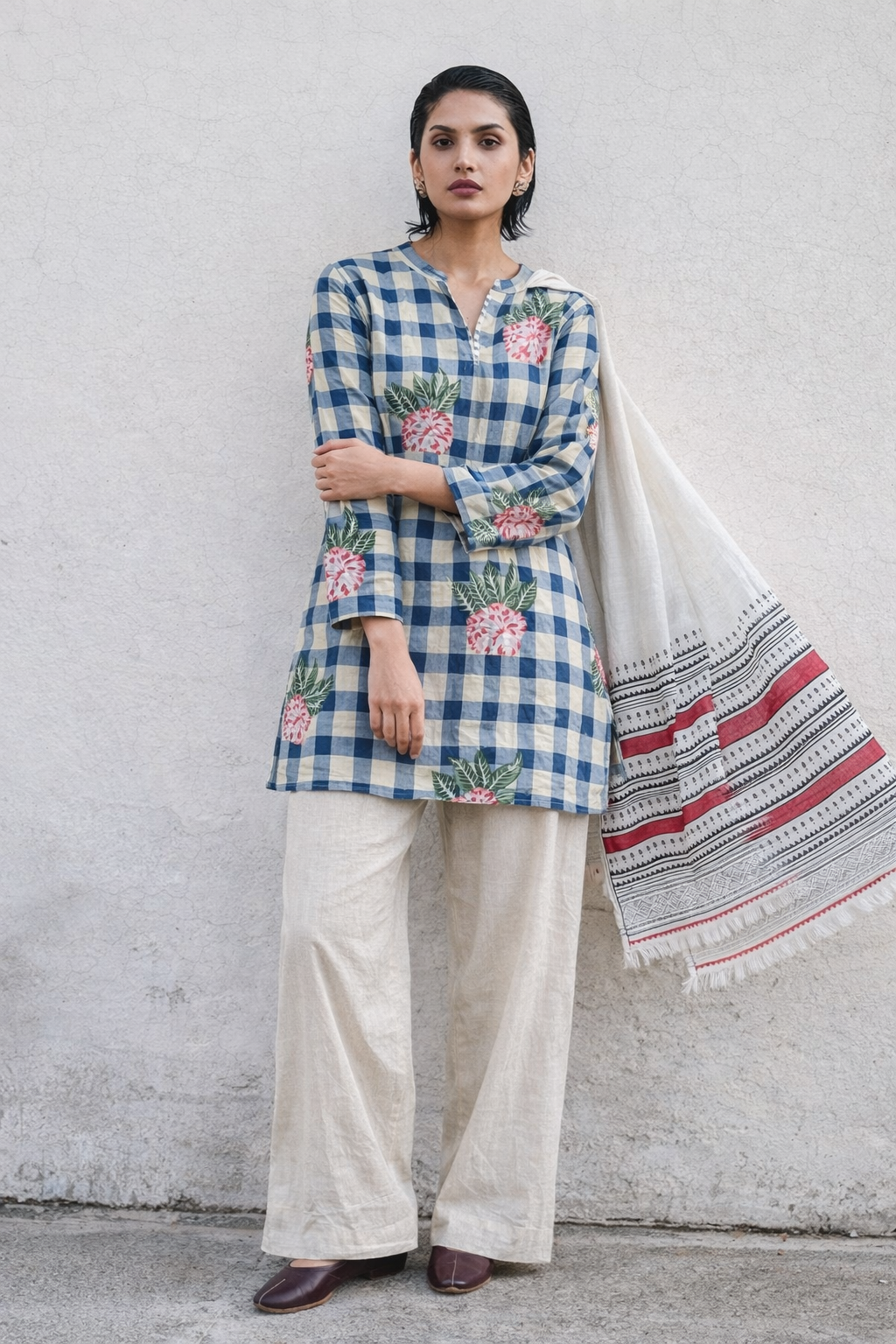 Neel Gulab Kurta