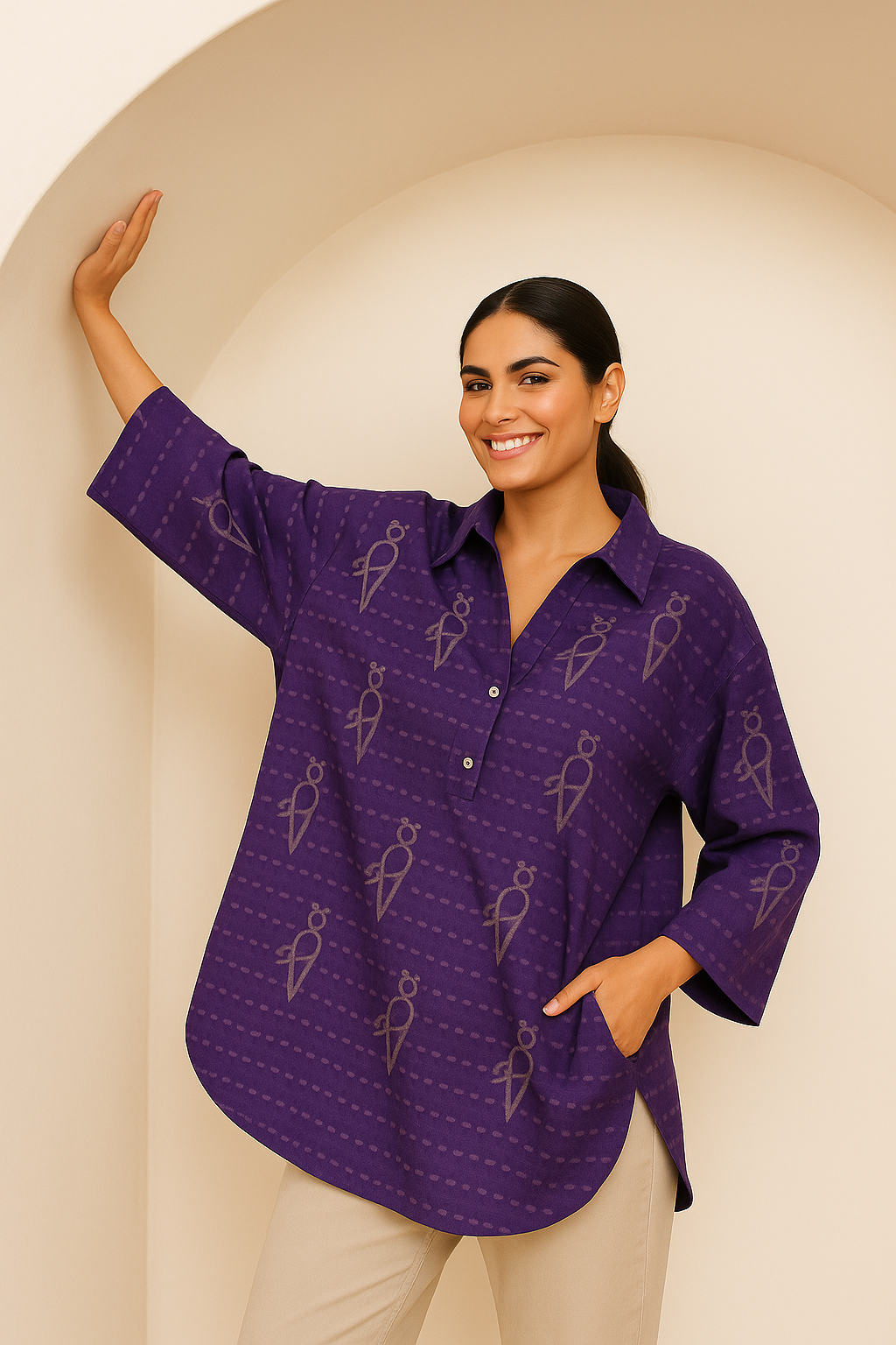 Noor Parrot Tunic