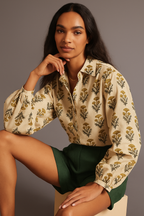 Ivory Marigold Shirt