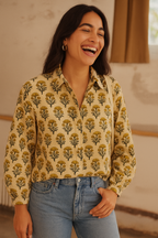 Ivory Marigold Shirt