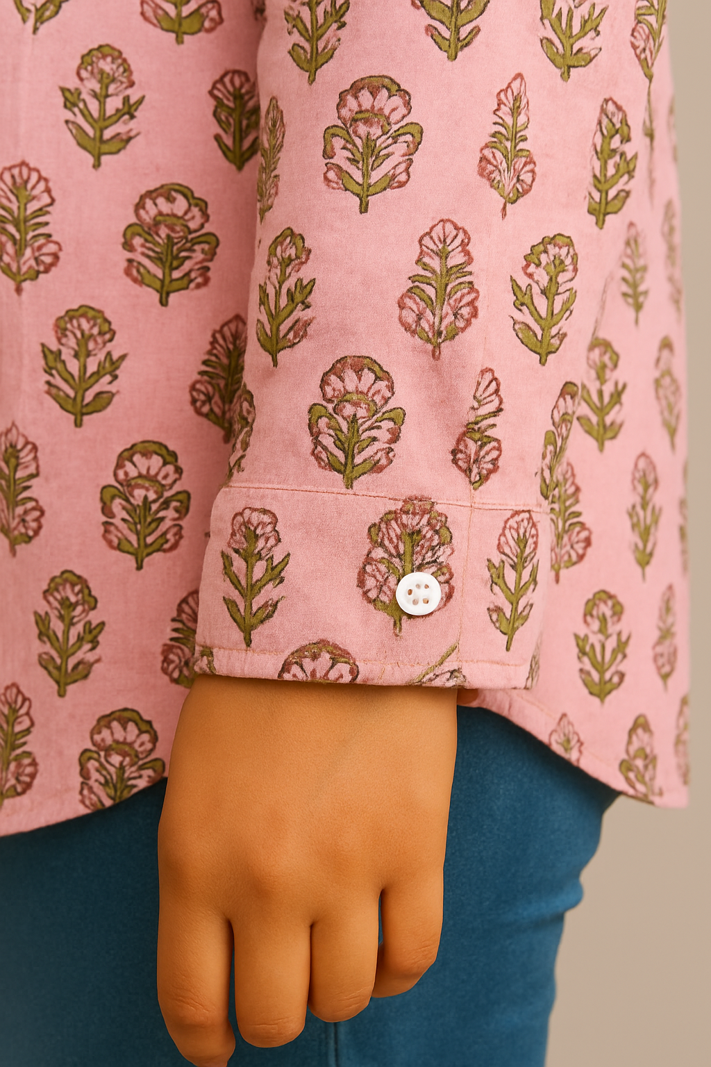 Indie Bloom Button-Down Shirt