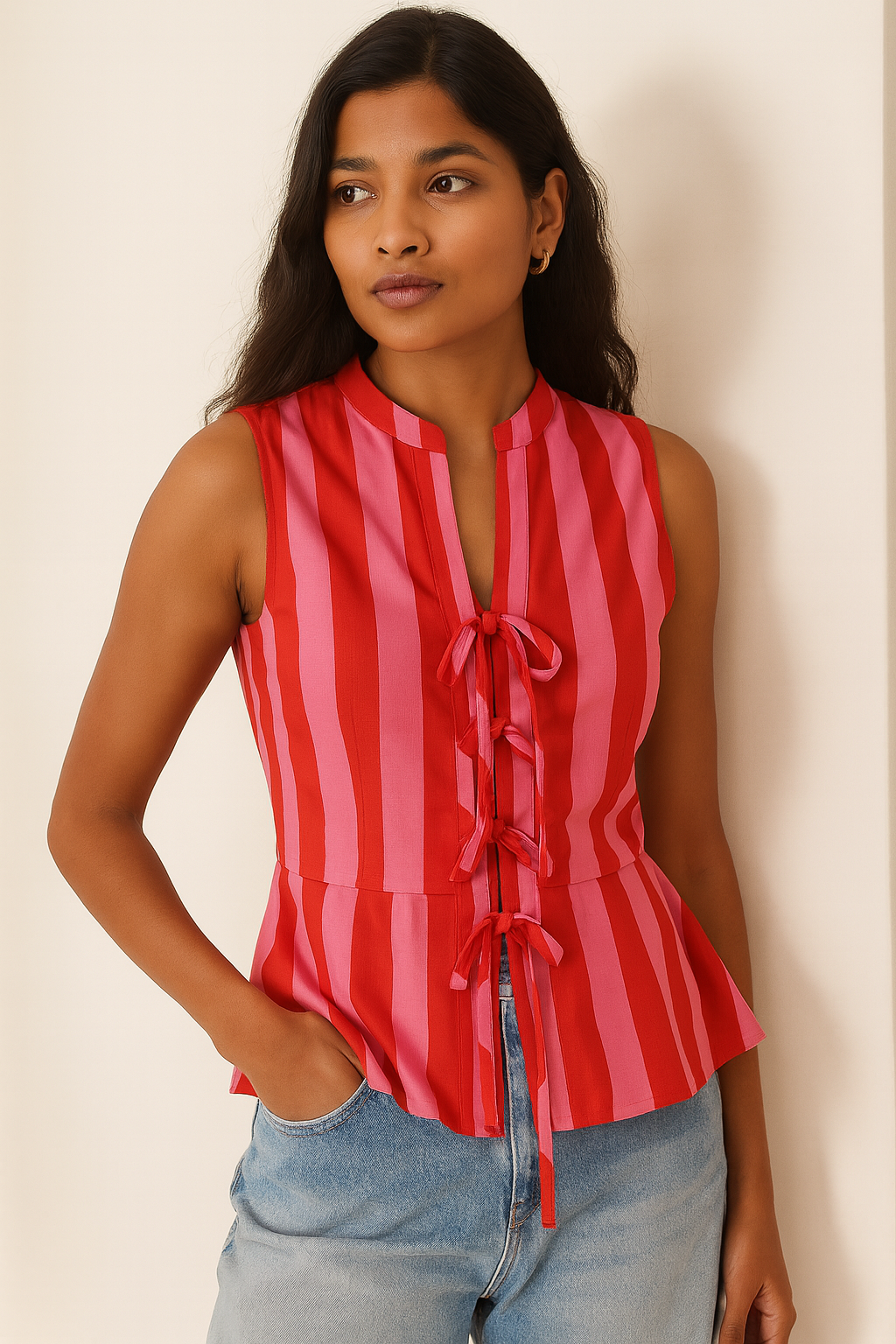 Veronica Bow Top