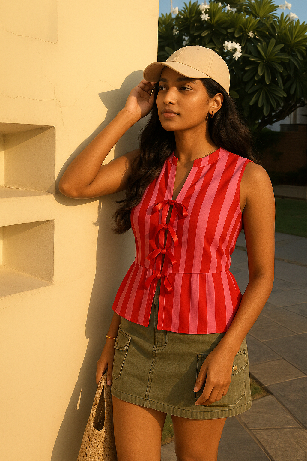Veronica Bow Top
