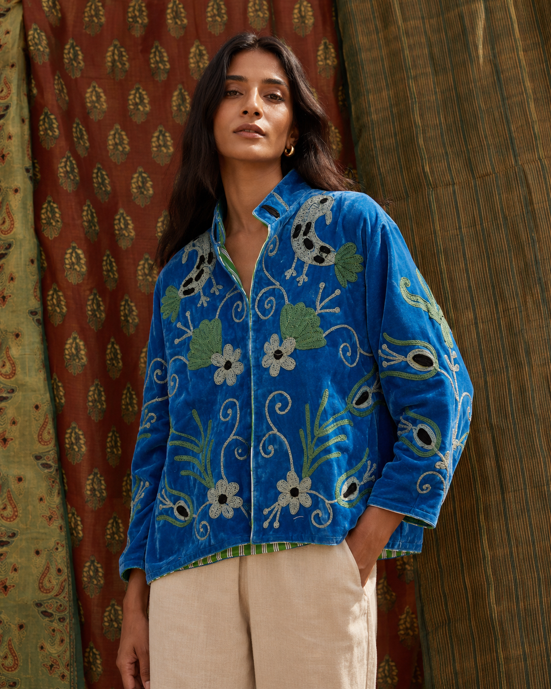 Mehfil Blue Jacket