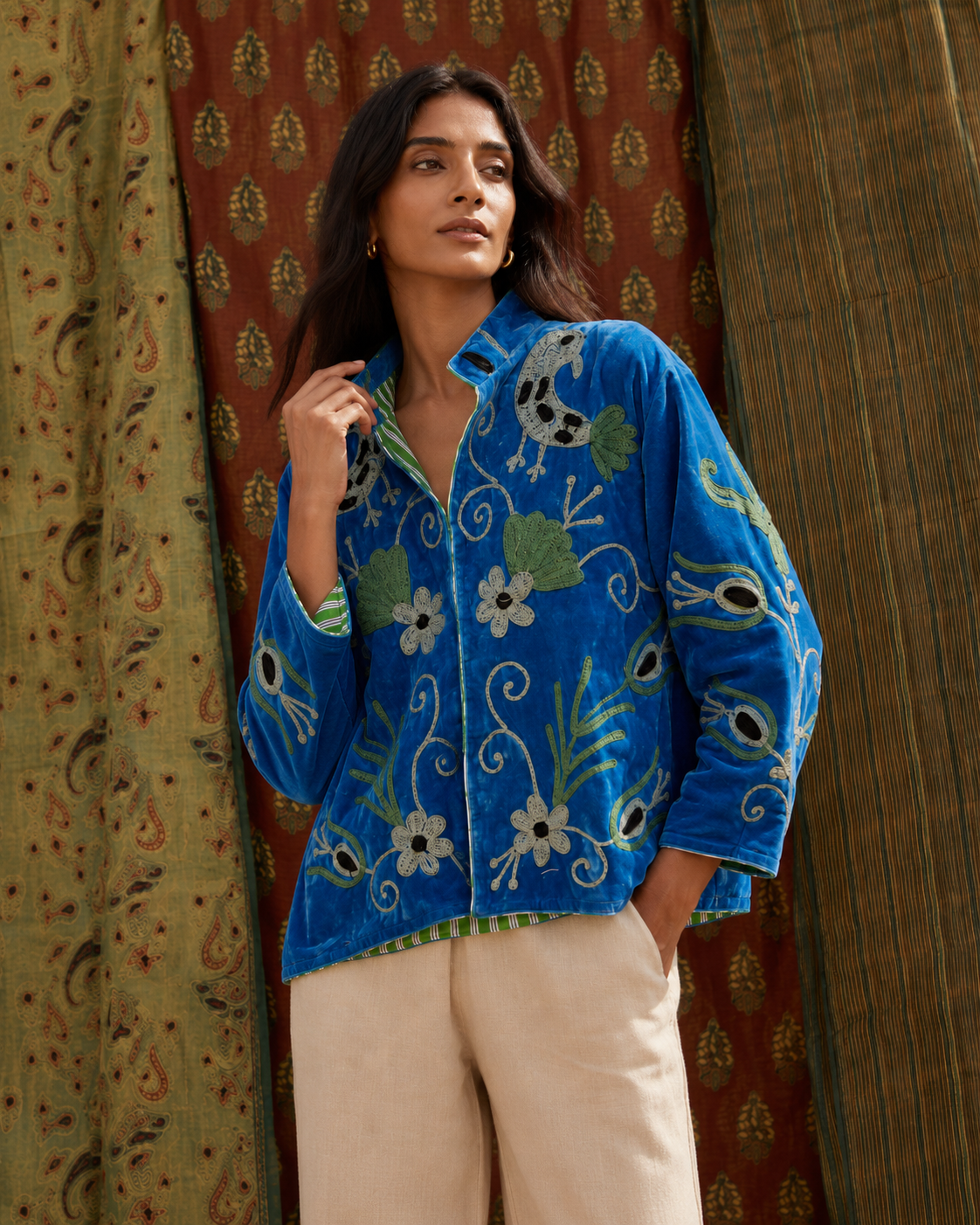 Mehfil Blue Jacket