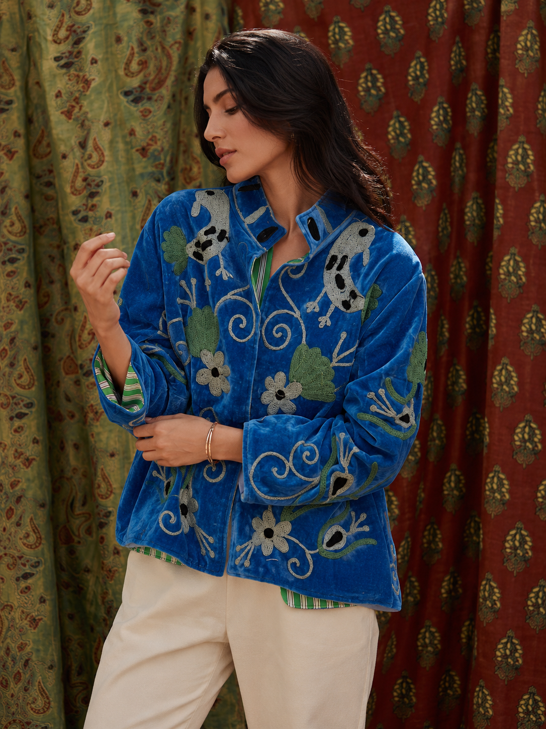 Mehfil Blue Jacket