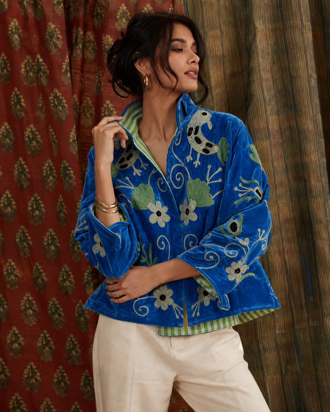 Mehfil Blue Jacket