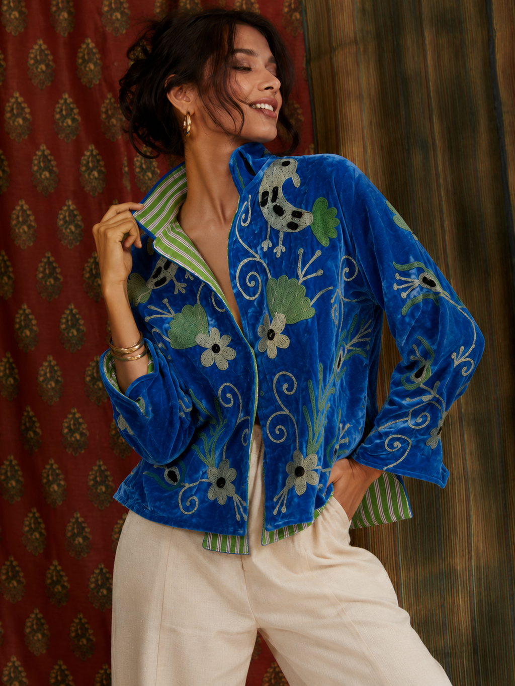 Mehfil Blue Jacket