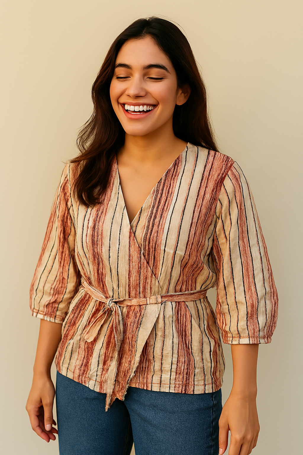 Short Wrap Tops
