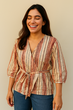 Short Wrap Tops