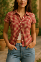 Miss Gingham Shirt