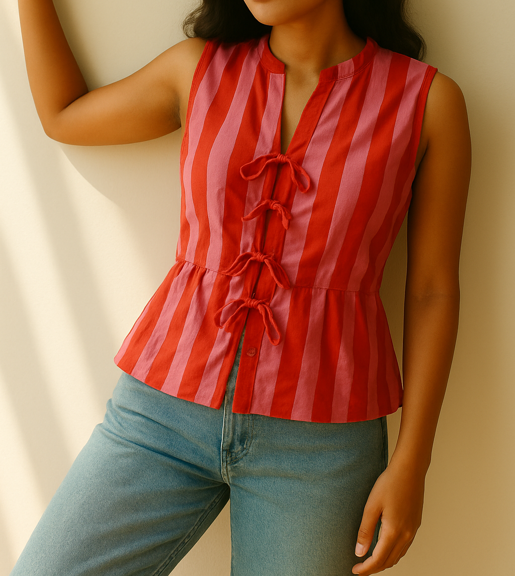Veronica Bow Top