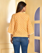 Butter Yellow Top with Jacket