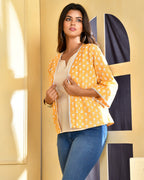 Butter Yellow Top with Jacket