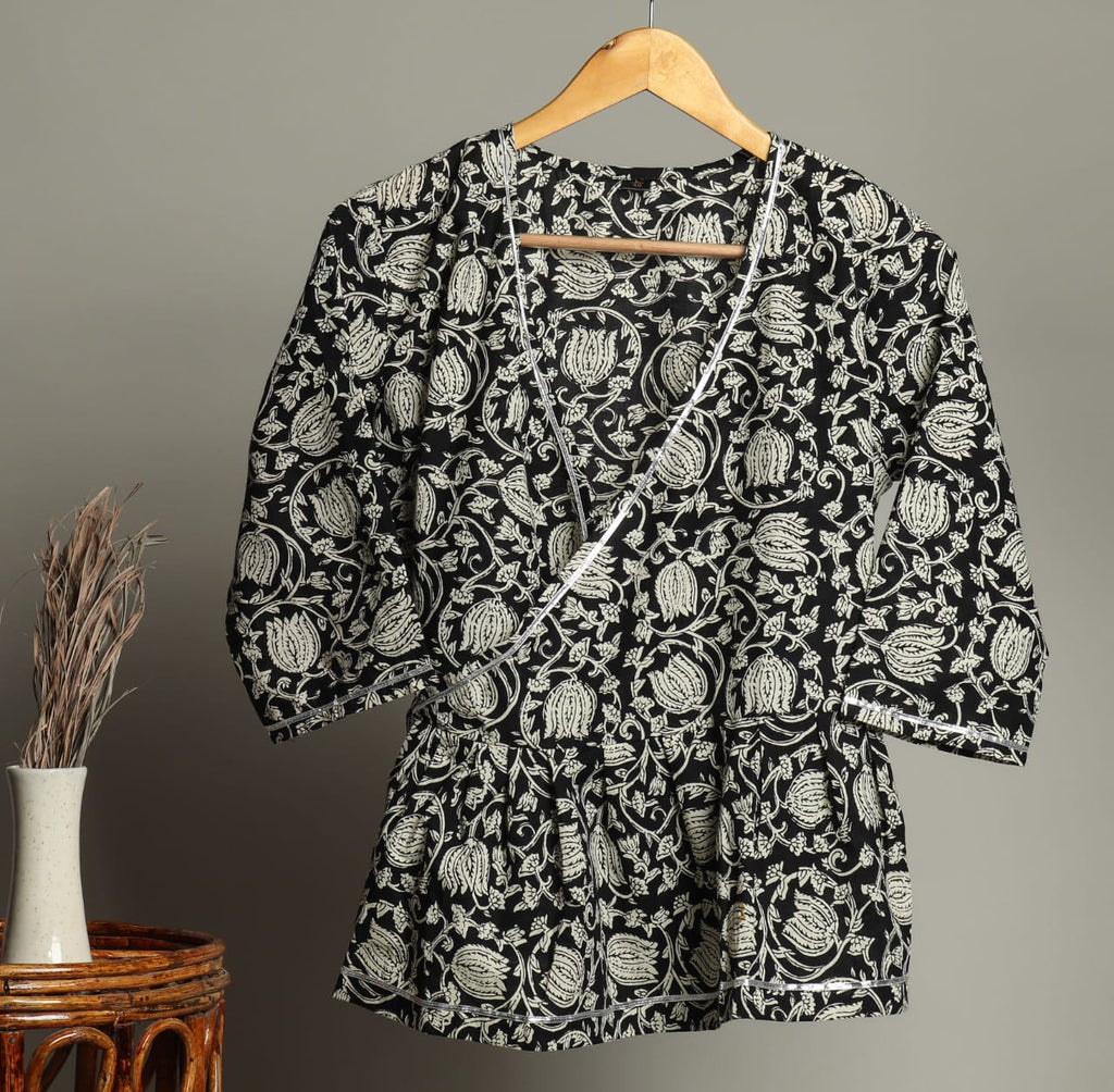 Short Wrap Tops
