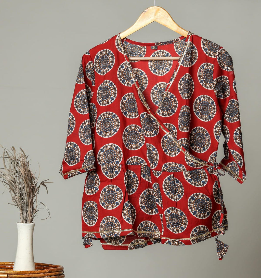Short Wrap Tops