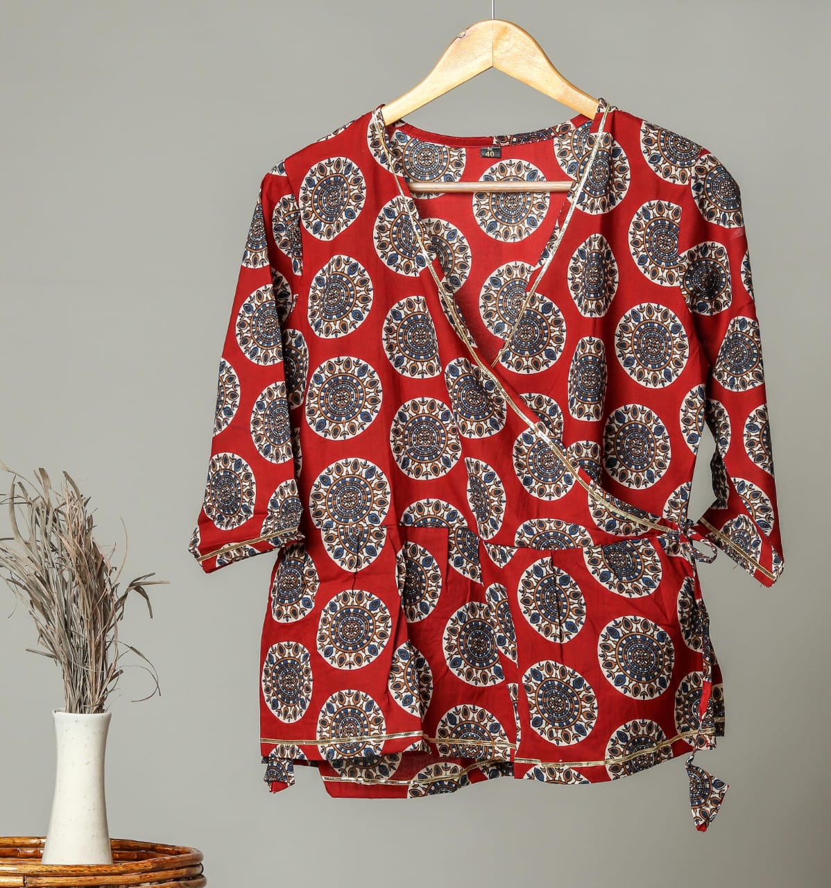 Short Wrap Tops