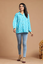 Blue Cotton Shirt