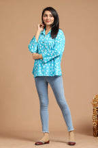 Blue Cotton Shirt