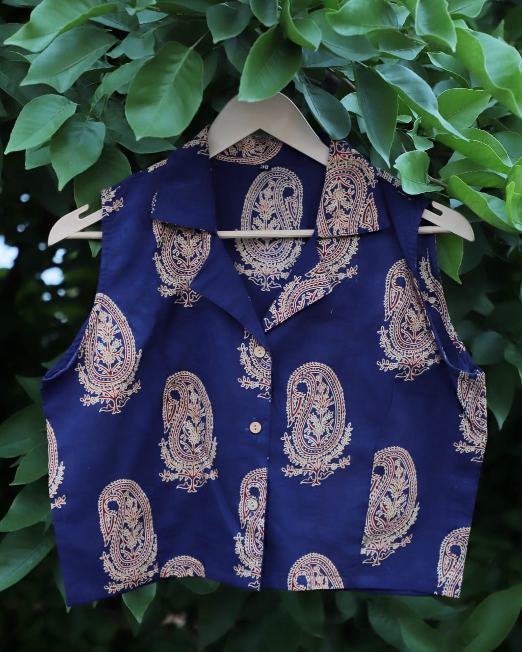 Hand Block Vest Top