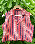 Hand Block Vest Top